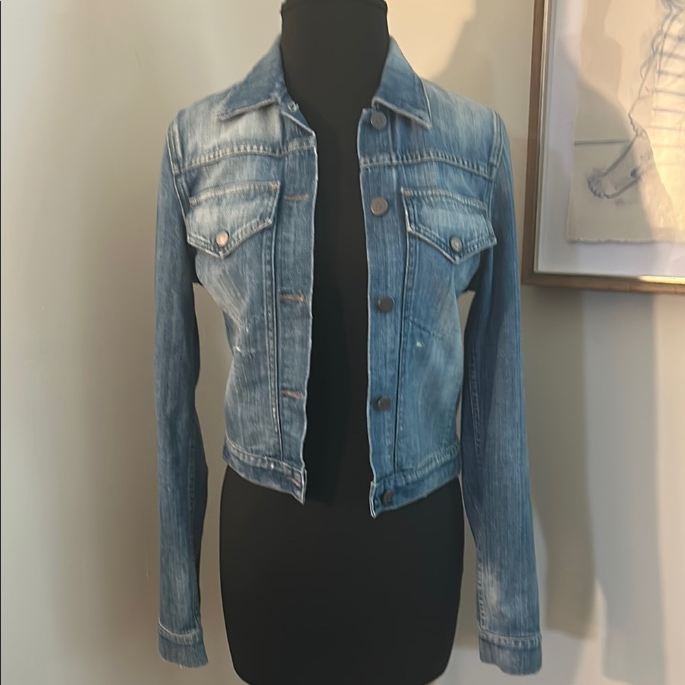 Citizens of Humanity | Borderline Distressed Denim Jacket Size XS